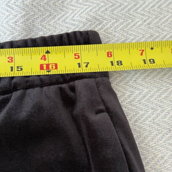 Old Navy Wide Leg Pants Womens Large Black Velvet Fall Winter Whimsigoth Witchy - Picture 7 of 14